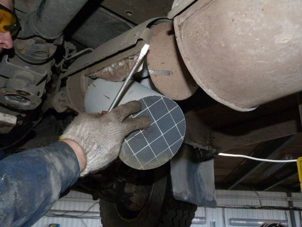 Промывка сажевого фильтра дизельного двигателя своими руками Промывка сажевого фильтра дизельного двигателя своими руками