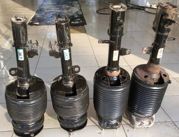 Устройство пневматической подвески, установка своими руками Устройство пневматической подвески, установка своими руками