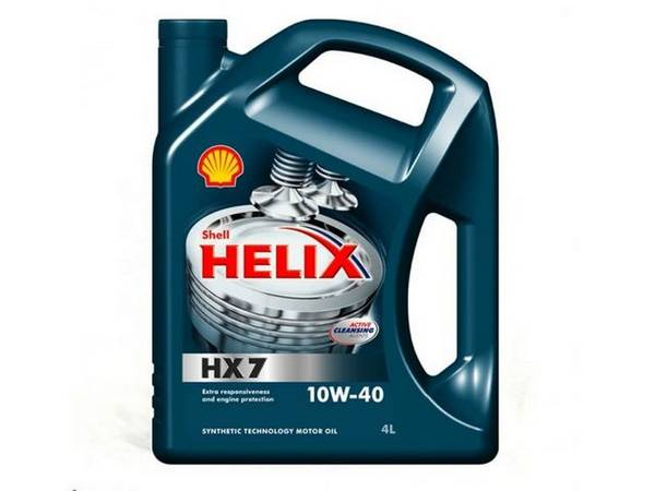 Моторная смазочная жидкость Shell Helix Ultra 10w 40