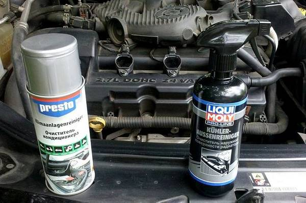 Средства для промывки двигательной системы охлаждения