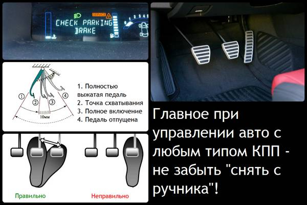 Два разных способа начать движение на «механике» Два разных способа начать движение на «механике»