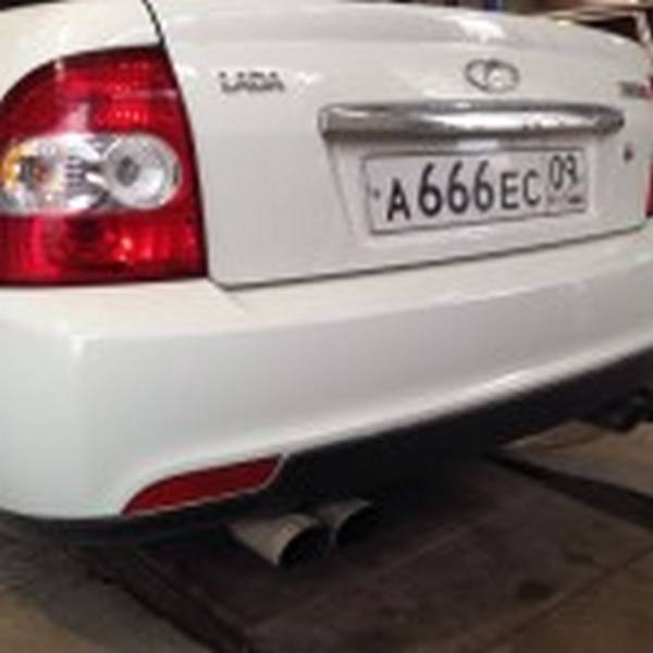 Двойной выхлоп на «Лада Приора» (ВАЗ 2170) эффективность плюс красота Двойной выхлоп на «Лада Приора» (ВАЗ 2170) эффективность плюс красота