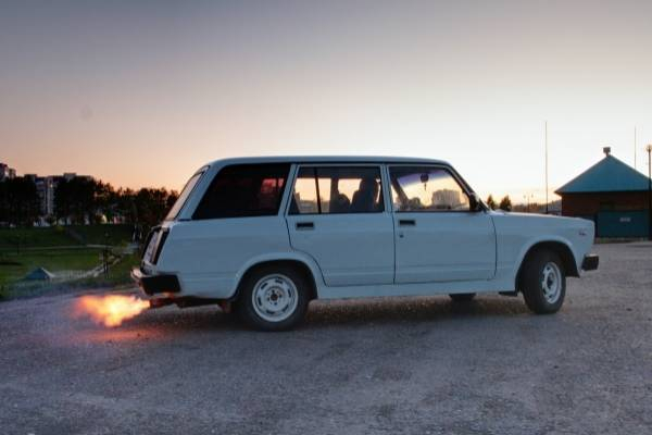 Язык дракона из выхлопной трубы своими руками