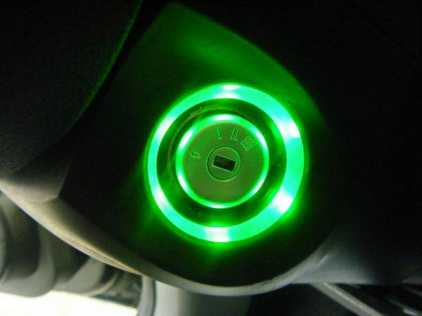 Способы изготовления подсветки замка зажигания своими руками