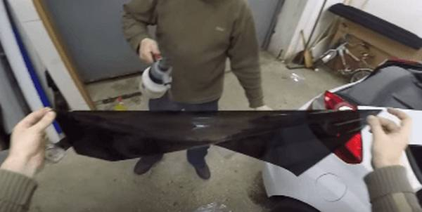 Тонировка заднего и боковых стекол автомобиля Тонировка заднего и боковых стекол автомобиля