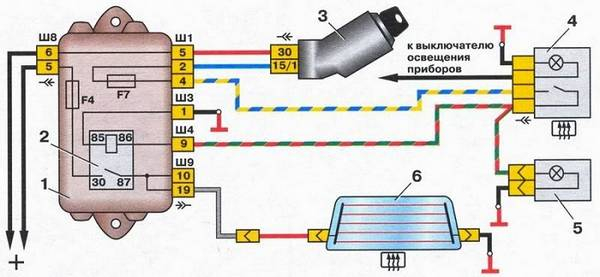 Восстановление обогрева заднего стекла