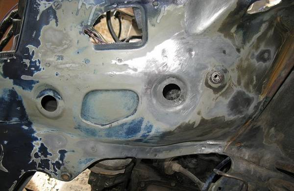 Как оцинковать детали кузова машины в собственном гараже