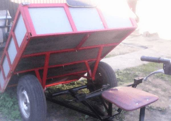 Самодельный прицеп для легкового автомобиля