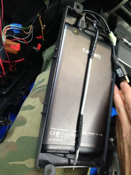 Самостоятельная установка и подключение планшета вместо магнитолы в автомобиль