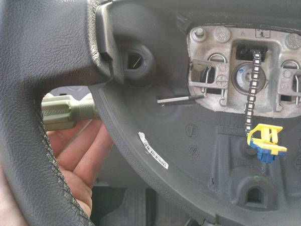 Снятие airbag руля на различных моделях легковых автомобилей