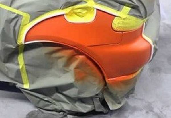 Технология локальной покраски в гараже