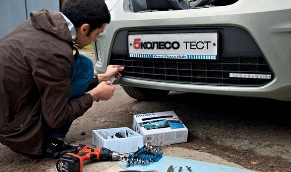 Установка дневных ходовых огней на автомобиль